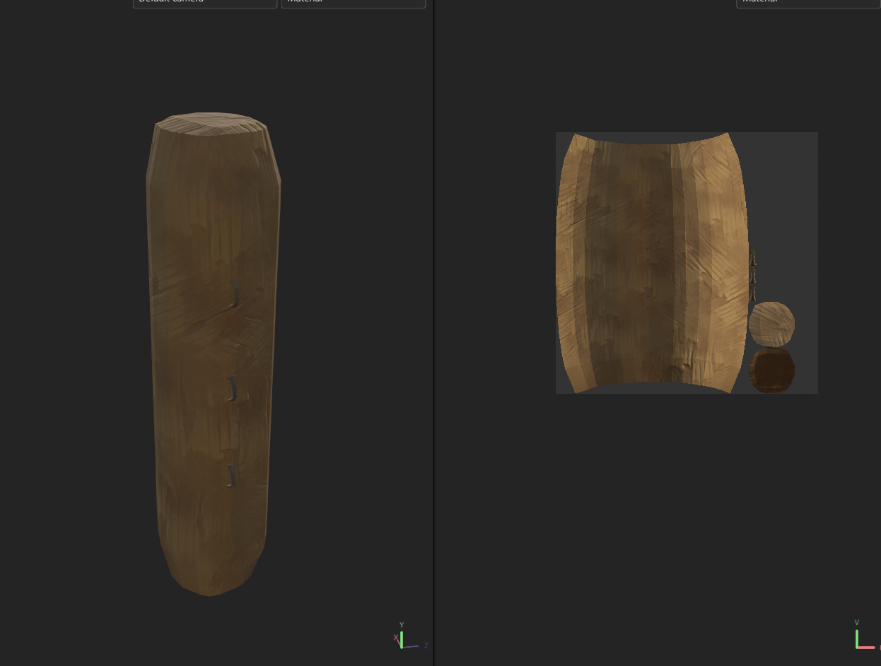 Fence post texture in Substance Painter